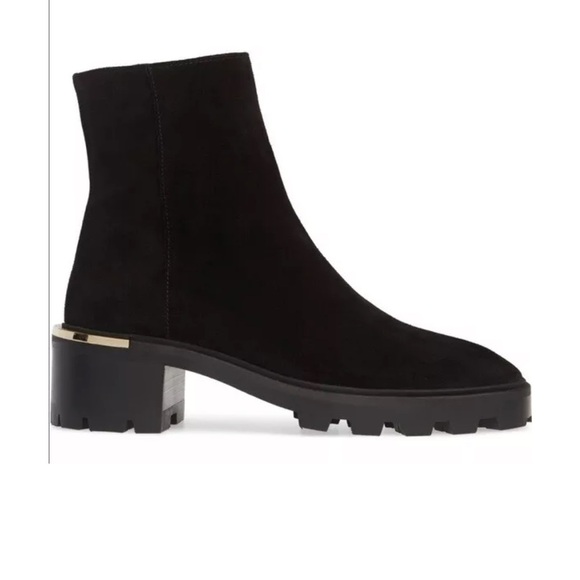 Jimmy Choo Shoes - Jimmy Choo Melodie Black Ankle Suede boots size 39.5 US 9.5 with Gold Logo sole